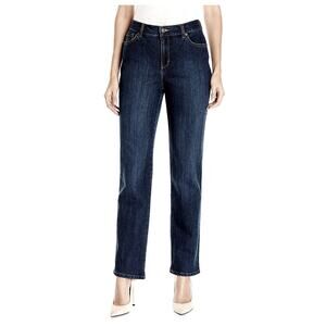 Gloria Vanderbilt Amanda Classic Tapered Jeans Preston Wash Missy 16 Average NEW